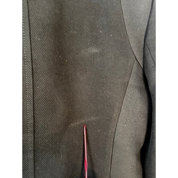 Banana Republic Steampunk Cropped Black 4 Coat Brass Cutaway Gothic Military Fit - Picture 5 of 16